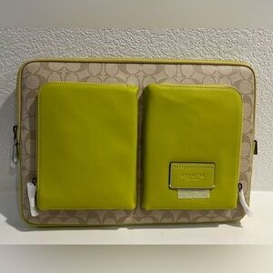 Coach Utility Laptop Case NEW